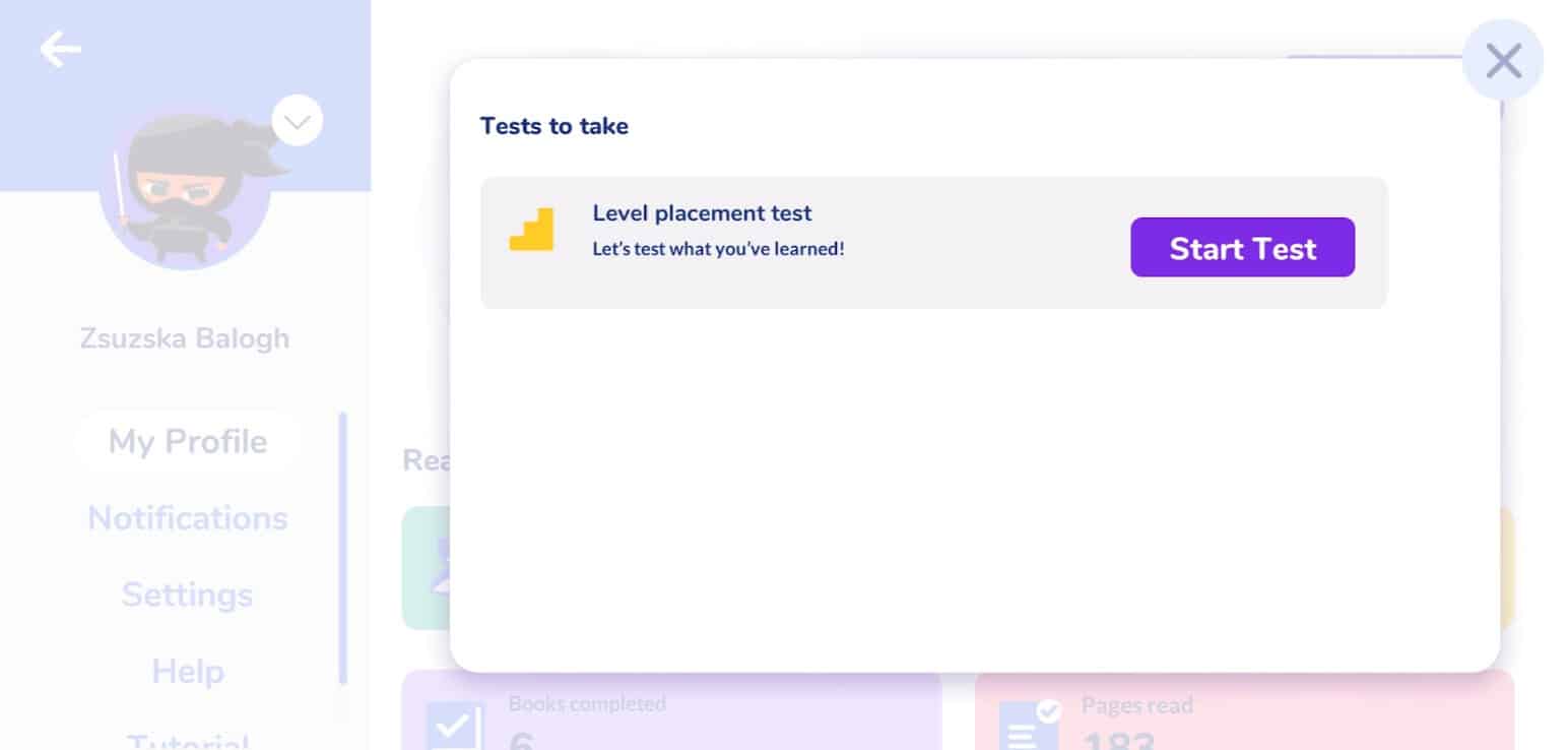 step 2 fill the test